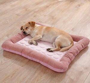 Summer Ice Silk Pet Mat <strong>Cool</strong> Breathable Multi-functional Ice Nest <strong>Pad</strong> for Small Medium Dog Cat Indoor Sleeping Rest Pet Bed - Product Image 3