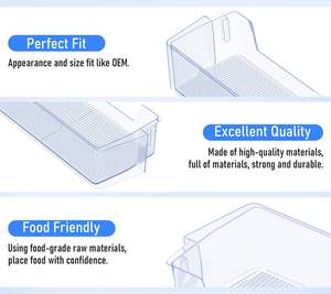 DA63-08646A อะไหล่ถังเก็บของใน<span class=keywords><strong>ตู้</strong></span><span class=keywords><strong>เย็น</strong></span> (ขนาดใหญ่) ใช้ได้กับ RT21M6213SR อะไหล่ถังประตู<span class=keywords><strong>ตู้</strong></span><span class=keywords><strong>เย็น</strong></span>ซัมซุง - Product Image 5