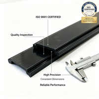 Bande thermique en polyamide de type C personnalisée pour cadre de fenêtre en aluminium isolé et système d'isolation thermique de mur-rideau