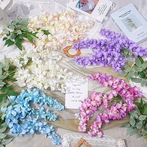 Fleur artificielle en soie Yixuan, lys de la vallée simulé, haute simulation, pour décoration de mariage - Product Image 1