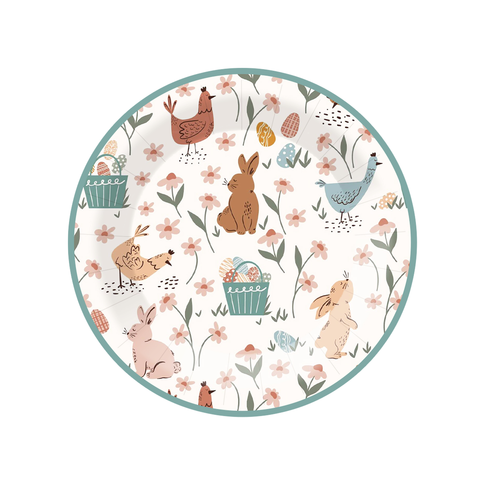 จานกระดาษ 9 นิ้ว * 8 ชิ้น