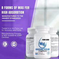 Offre Spéciale : Capsules de Magnésium Complexe avec Calcium, Zinc et Vitamine D pour la Mémoire et le Sommeil des Adultes