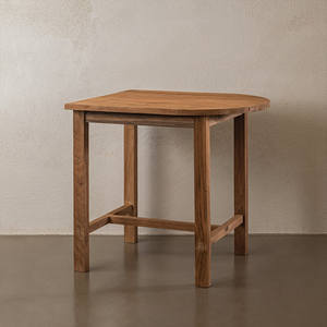 विंटेज ठोस लकड़ी डाइनिंग टेबल गोल आधा चंद्रमा फिर से प्राप्त एल्म डेस्क मध्य शताब्दी आधुनिक घरेलू फर्नीचर - Product Image 5