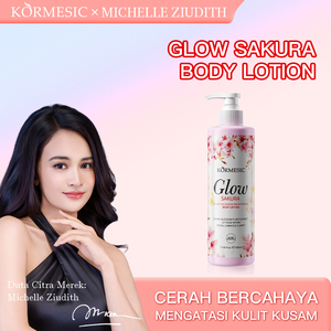 KORMESIC - Loción Corporal Glow Sakura de 500 ml con Certificación Bpom, Niacinamida, Iluminadora, para Mujer, Halal, Natural - Product Image 6
