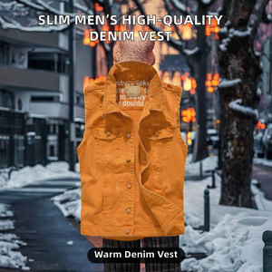 Chaleco Vaquero Delgado de Alta Calidad para Hombre, Sin Mangas, Transpirable, con Calefacción, Ropa de Invierno, Servicio OEM - Product Image 2
