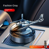 Diffuseur de parfum décoratif pour voiture, accessoires intérieurs rotatifs à hélice d'hélicoptère, désodorisant solaire pour voiture