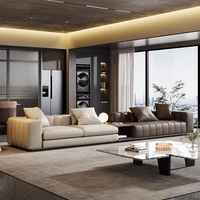 Canapé tendance de luxe Design d'angle moderne et confortable de haute qualité pour la maison Tissu Meubles de chambre Sac en fibre Canapé de salon