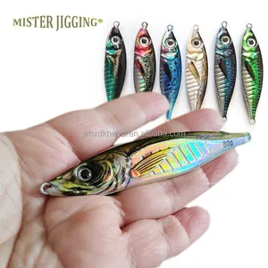 MISTER JIGGING Lures Fishing Lure Machine 21g 28g 40g 60g 80g Jigbait 3d Custom Printed Lures Metal Fishing Jigs