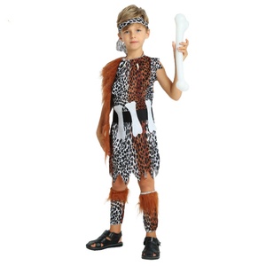 Disfraz de Halloween 2024 para Niños, Disfraz de Salvaje, Leopardo, Tribal Africano, Indio, Fiesta, Carnaval - Product Image 5