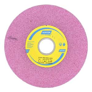 Muelas Abrasivas de Forma de Copa de Corindón Cromado NORTON 25A, Muelas Planas de Cerámica para Metal - Product Image 3