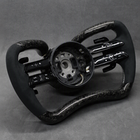 Volant de direction en fibre de carbone et cuir de style F1 pour Mercedes Benz W205 W206 W213 W222 W223 GLC GLE AMG Personnalisation