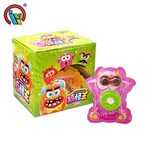 Etiqueta privada personalizada Monster Mouth Eyeballs en forma de corazón Jelly Gummy Sweets Kids <span class=keywords><strong>Candy</strong></span> - Product Image 3