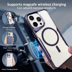 Funda magnética de hoja anticaída para casa de teléfono móvil de alta calidad para <span class=keywords><strong>Iphone</strong></span> 16, funda trasera de carga inalámbrica para <span class=keywords><strong>Iphone</strong></span> 14 15 16 pro - Product Image 5