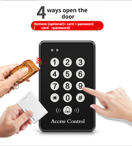 Yüksek kaliteli IP66 su geçirmez Metal <span class=keywords><strong>RFID</strong></span> BLE NFC kapı erişim kontrol sistemi erişim kontrol kartları tuş takımı kart okuyucu kiti