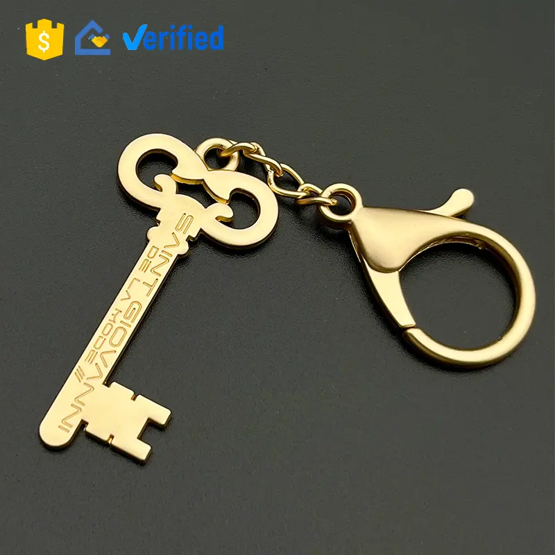 Hot Selling Good Quality Clasp Key Hook Chain Diy Customized Keychains