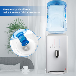 5 gallon tái sử dụng Silicone nước Jug cap không tràn 55 Mét chai có nắp đậy chống giật gân ngoài trời tour du lịch thay thế cap biểu tượng tùy chỉnh - Product Image 4