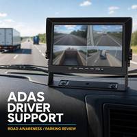 Layar 7 Inci, Layar Terpisah, Tahan Banting, Resolusi AHD, Alat Bantu Mundur, Monitor LCD Tampak Belakang, Universal untuk Bus, RV, Truk, Forklift, IP68