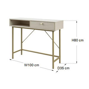 Mesa de <span class=keywords><strong>consola</strong></span>, mesa de sofá, 1 cajón para mesa de entrada <span class=keywords><strong>estrecha</strong></span> <span class=keywords><strong>con</strong></span> sala de estar, dormitorio - Product Image 5