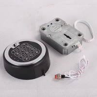 Serrure électronique de sécurité Serrure de casier d'armoire à clavier électronique numérique pour coffre-fort Serrure de sécurité en alliage de zinc