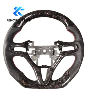 Volante da Corsa Personalizzato in Vera Fibra di Carbonio per <span class=keywords><strong>Honda</strong></span> <span class=keywords><strong>Civic</strong></span> 2007-2021 8a Generazione - Product Image 3