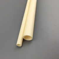 Tube céramique d'alumine Al2O3 de haute dureté personnalisé composants isolants industriels de précision en oxyde d'aluminium