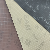 Tissu en cuir synthétique PU 100% respirant et léger avec doublure tricotée pour vêtements d'extérieur printaniers