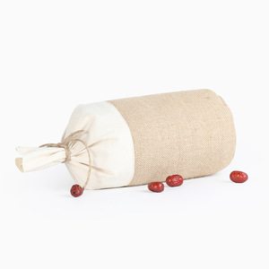 <span class=keywords><strong>Bolsa</strong></span> Ecológica de Yute con Cordón para Alimentos, Saco de Almacenamiento para Patatas, Arroz y Granos, Embalaje Agrícola Biodegradable - Product Image 3