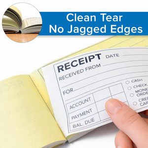 Carnet de factures duplicata personnalisé, carnet de reçus d'argent et de <span class=keywords><strong>loyer</strong></span>, formulaires de commande de vente autocopiants A6 105x148, carnet de factures de réparation mobile - Product Image 5