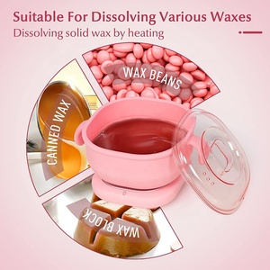 400ML Wax Heater Hair Removal Machine Portable <b>Silicone</b> Wax Warmer - Product Image 4
