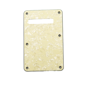 Amarillo claro para guitarra <span class=keywords><strong>el</strong></span>éctrica perla, accesorio para instrumento <span class=keywords><strong>Musical</strong></span>, compartimento de resorte, cubierta trasera, accesorio de placa protectora - Product Image 1