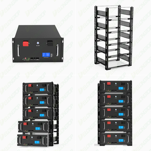 LFP51200 Delong 15kWh 10kWh 100Ah 48โวลต์ชั้นวาง300Ah 200Ah 5kWh แบบซ้อนกันได้51.2โวลต์ใช้ในบ้าน IP65แบตเตอรี่พลังงานแสงอาทิตย์ - Product Image 6