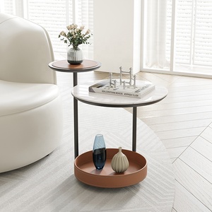 <span class=keywords><strong>Table</strong></span> d'appoint en <span class=keywords><strong>marbre</strong></span>, <span class=keywords><strong>table</strong></span> d'angle pour appartement, <span class=keywords><strong>table</strong></span> basse ronde en métal - Product Image 5