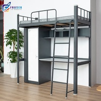 2022 Neues Design Hochwertige Wohnung Stahl möbel Metall Etagen bett für Erwachsene