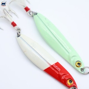 Leurre de pêche lumineux Dragon Li 7g 10g 15g 20g en forme de S avec hameçon triple à plumes, cuillères métalliques qui brillent dans le noir - Product Image 6