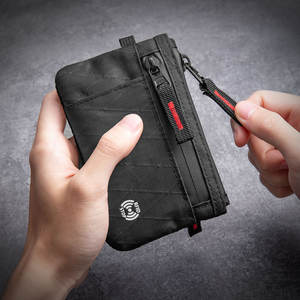 Custom sottile portafoglio RFID funzione di blocco porta carte di credito tascabile Organizer per uomo <span class=keywords><strong>donna</strong></span> Mini <span class=keywords><strong>portamonete</strong></span> <span class=keywords><strong>con</strong></span> cerniera - Product Image 2