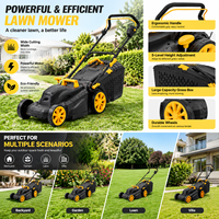 Tondeuse à gazon sans fil, alimentée par batterie au lithium, machine électrique pour couper l'herbe, pour jardin, cour, usage domestique