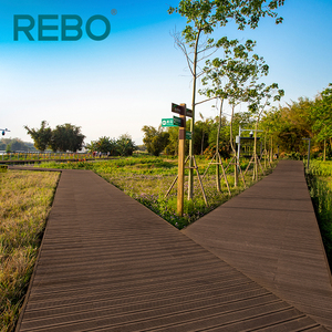 พื้นระเบียงไม้ไผ่สีเข้ม <span class=keywords><strong>REBO</strong></span> รุ่นโมเดิร์น เป็นมิตรกับสิ่งแวดล้อม ทนทาน หนา 18 มม. กันลื่น กันน้ำ กันไฟ เคลือบน้ำมัน รับประกัน 5 ปี ติดตั้งง่าย - Product Image 5