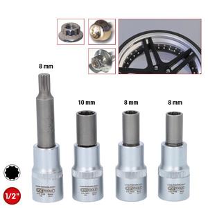 KS TOOLS - 515.0795 Special OZ <b>socket</b> set for multi-pieces aluminum rims (4 pcs.) <b>IMPACT</b> <b>SOCKETS</b> AND ACCESSORIES - Product Image 2