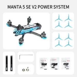 Axisflying Manta 5 <span class=keywords><strong>SE</strong></span> V2 Squished X VTX Analógico FPV de 5 Pulgadas 5.8GHz 1.6W con Cámara HD, Giro 3D, Transmisión de 10km y Motor Brushless Cuádruple - Product Image 2