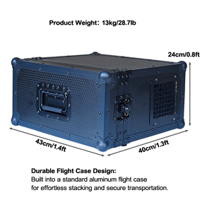 Igracelite Máquina de Humo para Escenario de 1500W, Silenciosa y Anti-Obstrucciones, con Estuche de Transporte para Teatro, Estudio y Eventos - Product Image 6