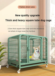 Kinghotpet Pet grande gabbia pieghevole canile filo di ferro di ultima progettazione gabbia pieghevole per cane gatto domestico cassa - Product Image 4