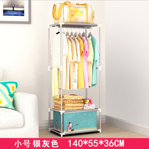 간단한 코트 랙 모바일 홈 침실 플로어 코트 디스플레이 랙 삼각형 옷 걸이 스탠드 - Product Image 6