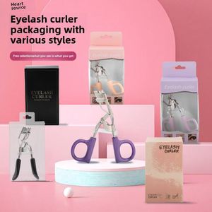 Ulikeke Colorful Duck Tongue Handle Wide-Angle Portable Stainless Steel Beauty <b>Tool</b> Eyelash Curler - Product Image 4