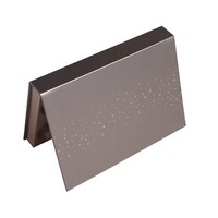 Nouvelle palette de maquillage pour les yeux 2026, cosmétiques haut de gamme, emballage mini livre de luxe en papier couché avec impression dorée
