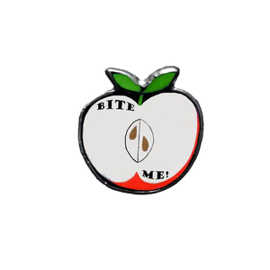 Usine de moules en métal de longue durée spécialisée dans les broches en émail Fun Apple Pin Marque Logos Accessoires de mode professionnels Broches - Product Image 6