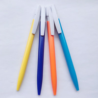 Vente chaude Simple Pas Cher BI C Promotion Logo Personnalisé Stylos À Bille Imprimés