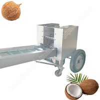 Coconut Husk Fibre Shredder Crusher Coconut Grinder Blade Shredder Fully Automatic Coconut Dehusk Machine