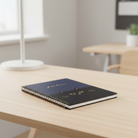 2025 couverture rigide personnalisée sans date A6 Mini cahier à grille en spirale couverture en plastique PP de haute qualité mignon chat noir papeterie
