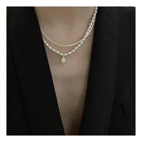 Collier fin en quartz clouté de diamants de style vintage noble et luxueux pour femmes accessoires de chaîne de serpent