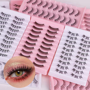 Faux cils vegan transfrontaliers européens et américains, <span class=keywords><strong>film</strong></span> plat non sensible, 0,04 grande capacité, épais, monobloc, DBP 0,12 mm - Product Image 2